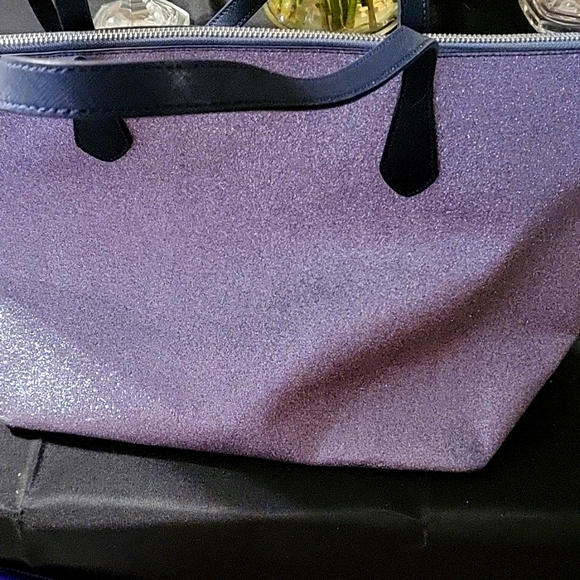 Authentic Kate Spade Lola Glitter Tote and Matching Wallet - Picture 3 of 10